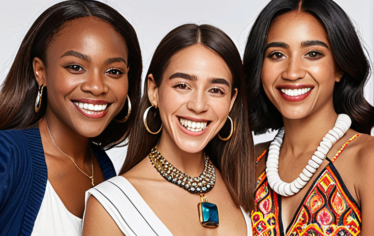 **

Prompt: "A diverse group of people joyfully showcasing their Mimi accessories on Instagram and Facebook. The image should convey authenticity and a sense of community, capturing the essence of word-of-mouth marketing. Focus on genuine smiles and stylish presentation of the accessories."

**