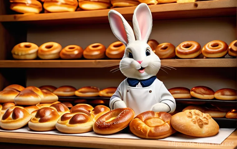 미미 캐릭터와 주요 소비자층 분석 - "A charming, anthropomorphic bunny, with soft, fluffy fur and a warm, inviting smile, is depicted in...